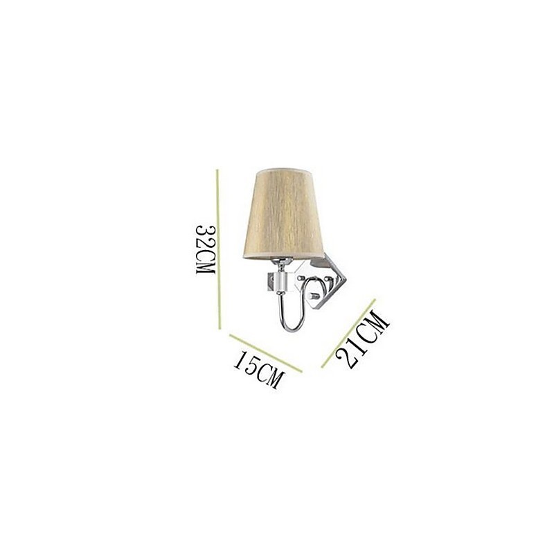 Moderní moderní galvanicky pokovené nástěnné svítidlo Uplight Wall Sconces