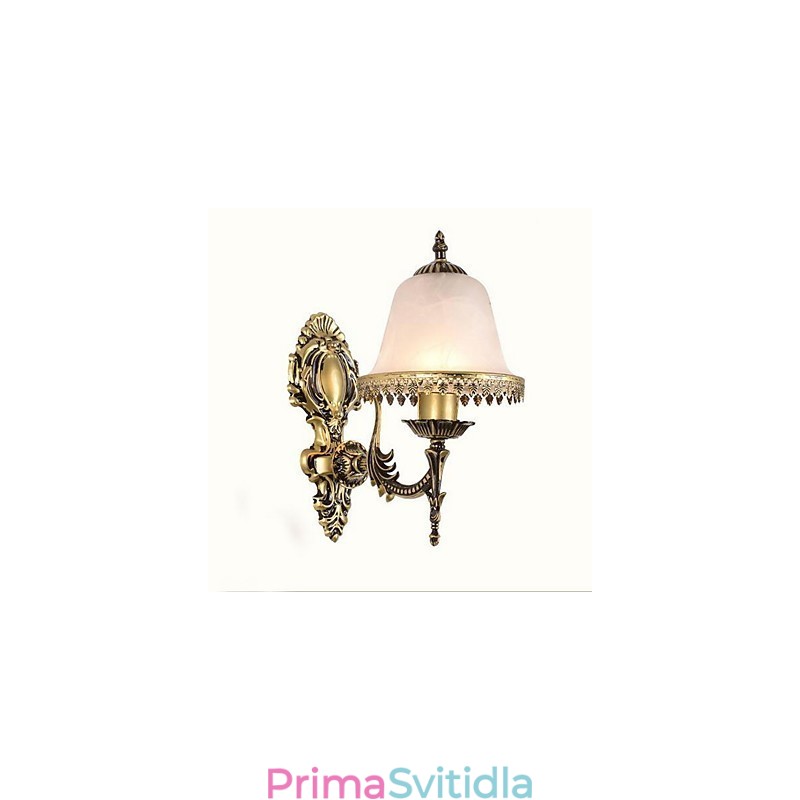 Vintage galvanicky pokovené nástěnné nástěnné svítidlo Downlight