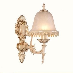 Vintage galvanicky pokovené nástěnné nástěnné svítidlo Downlight