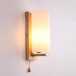 Novinka Country pro ochranu očí v mini stylu Okolní světlo Nástěnné svítidla Nástěnné svítidlo Dřevěná noční lampa