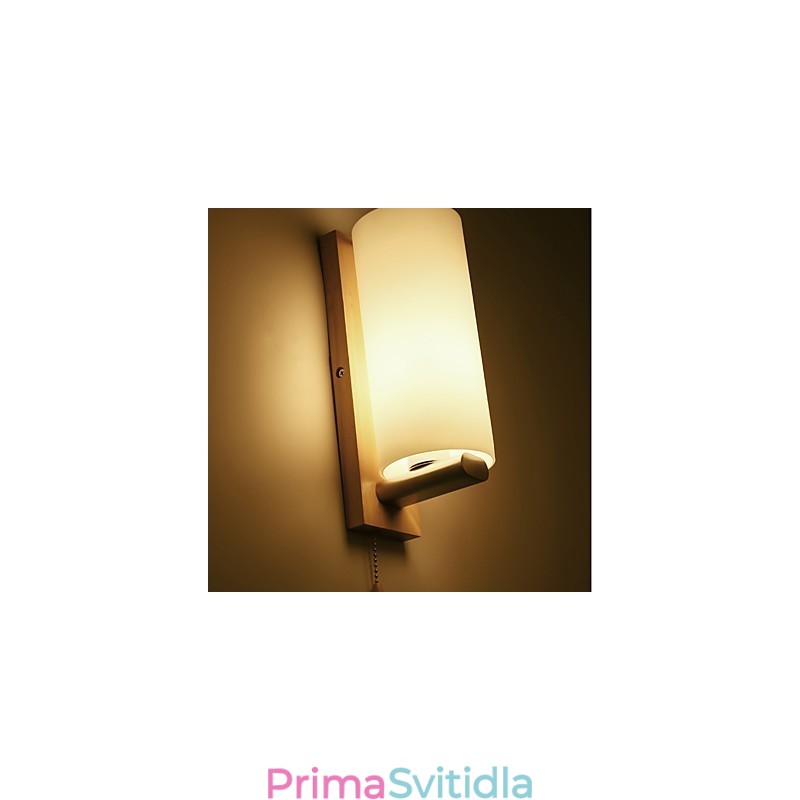 Novinka Country pro ochranu očí v mini stylu Okolní světlo Nástěnné svítidla Nástěnné svítidlo Dřevěná noční lampa