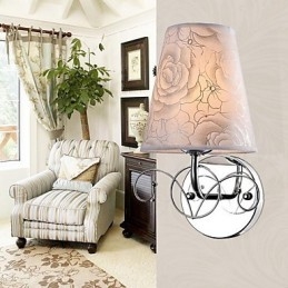 Moderní moderní galvanicky pokovené nástěnné svítidlo Uplight Wall Sconces