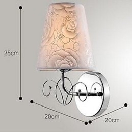 Moderní moderní galvanicky pokovené nástěnné svítidlo Uplight Wall Sconces