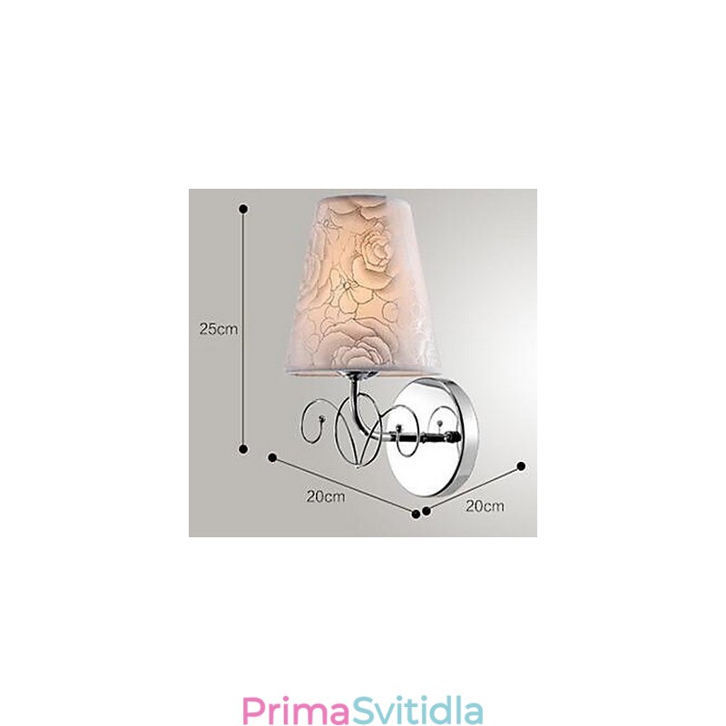 Moderní moderní galvanicky pokovené nástěnné svítidlo Uplight Wall Sconces