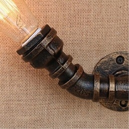 Dekorativní nástěnné malé nástěnné svítidlo Nostalgie Simple Water Pipe