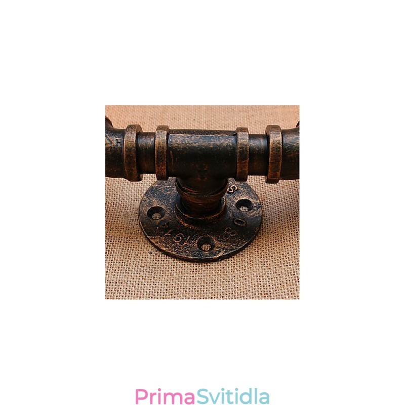 Dekorativní nástěnné malé nástěnné svítidlo Nostalgie Simple Water Pipe