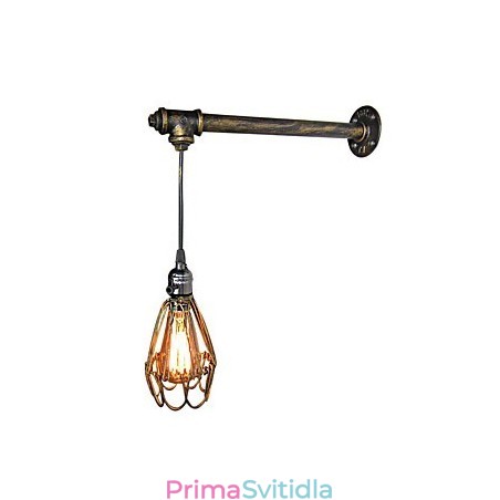 Loft vintage nástěnné svítidlo restaurace kavárna chodba bar Iron Cage nástěnná lampa průmysl Iron pipe lighting Loft vintage nástěnné svítidlo restaurace kavárna chodba bar Iron Cage nástěnná lampa průmysl Iron pipe lighting