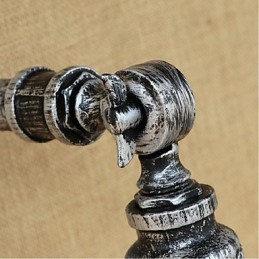 Nástěnná nástěnná lampa na vodní dýmku v industriálním stylu, světle stříbrná