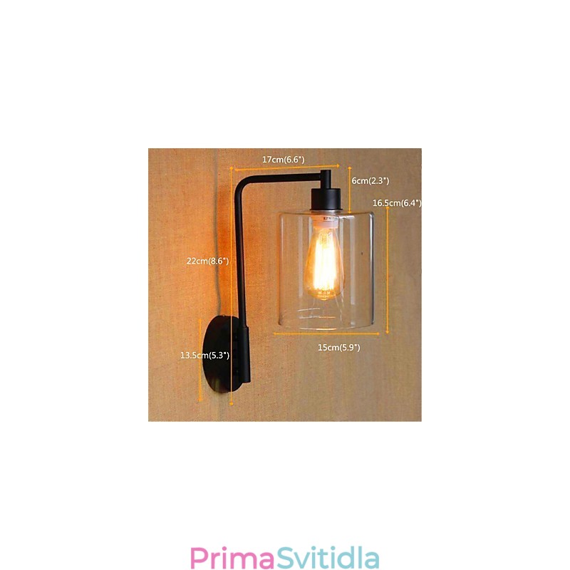Rustic Lodge Country Black Oxide Povrchová úprava pro okolní světlo Swing Arm