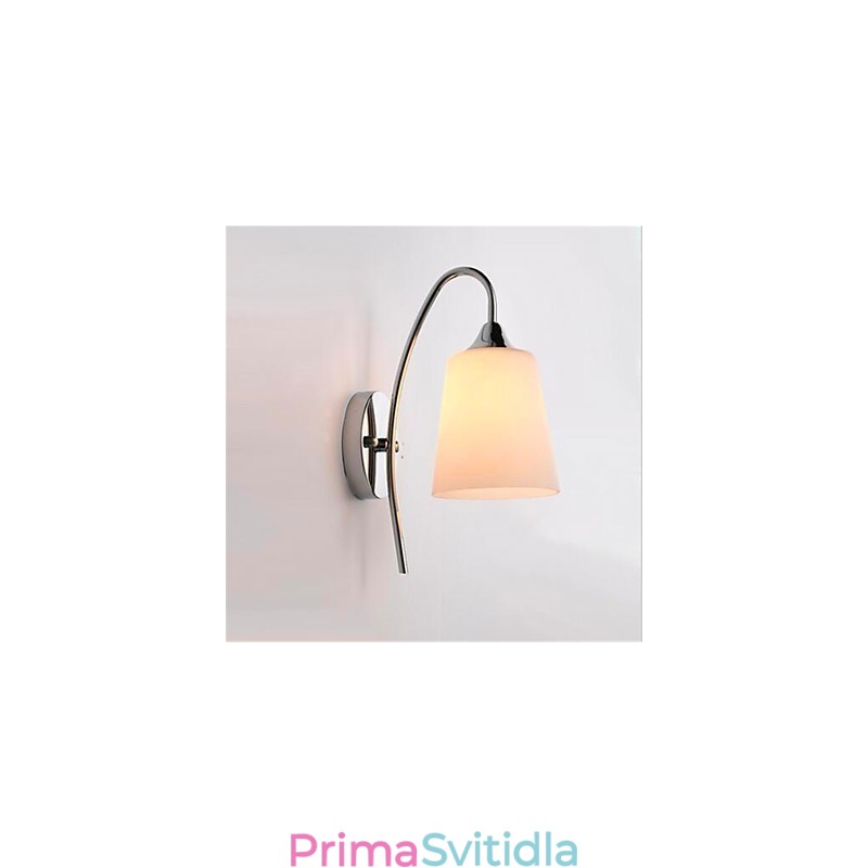 Moderní minimalistická skleněná nástěnná lampa do hotelového pokoje