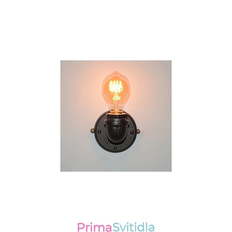 Simple Retro Industrial Iron Pipe Dekorativní nástěnné svítidlo Wall Fixture
