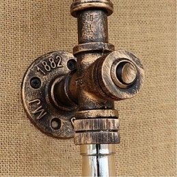 Retro American Village Kreativní průmysl Vítr Designer Nástěnná lampa Láhev na vodu Nástěnné světlo