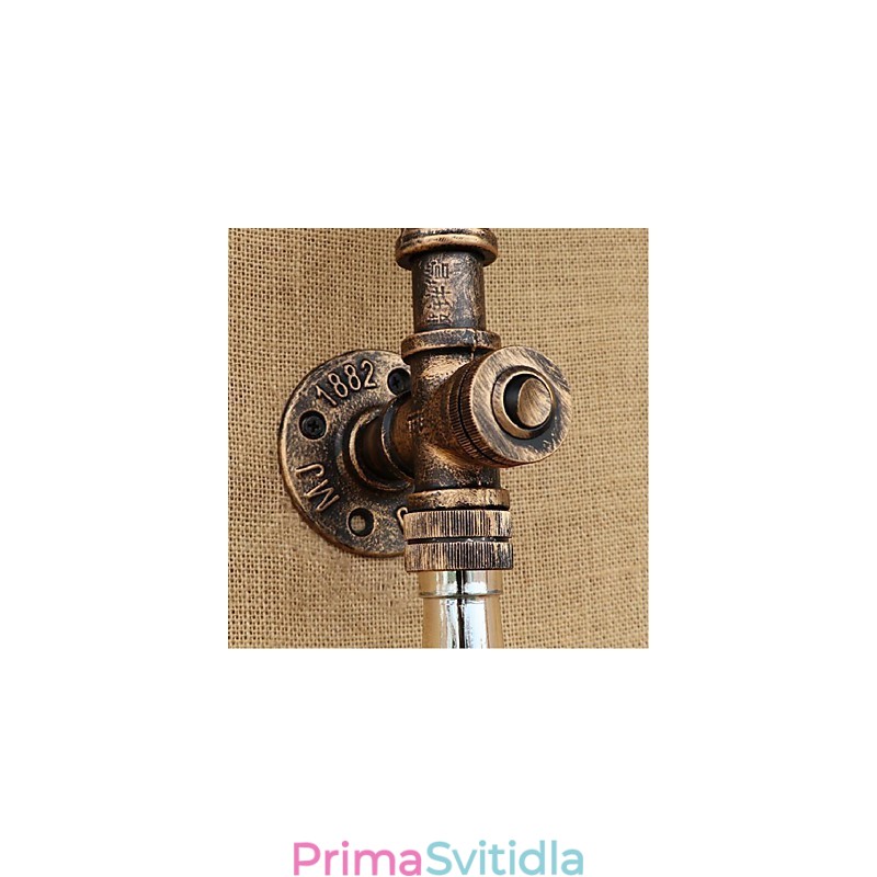 Retro American Village Kreativní průmysl Vítr Designer Nástěnná lampa Láhev na vodu Nástěnné světlo