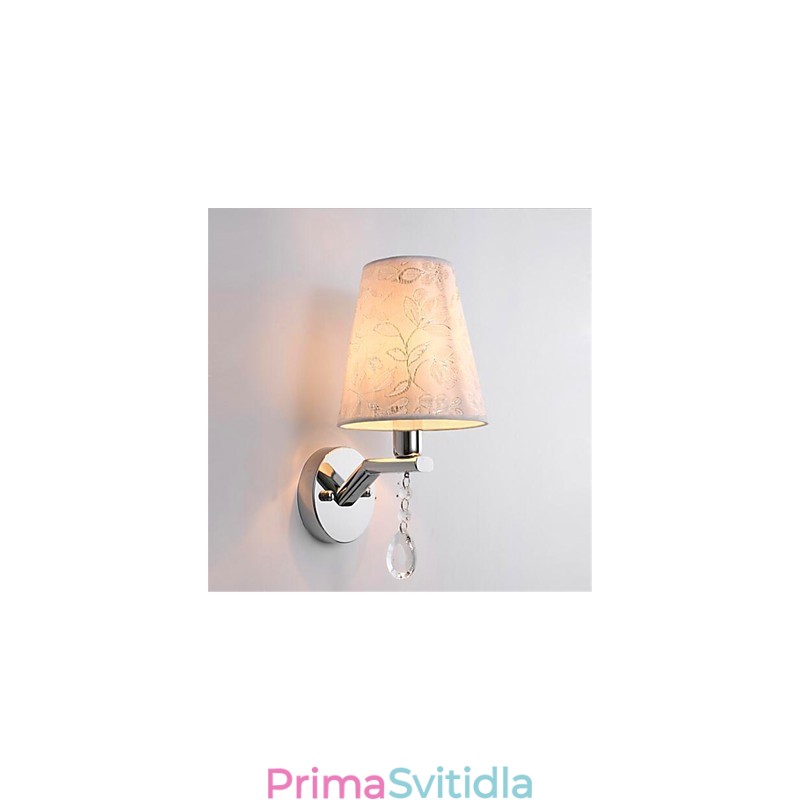 Moderní současná stříbrná funkce pro křišťálové ambientní osvětlení nástěnné svítidlo