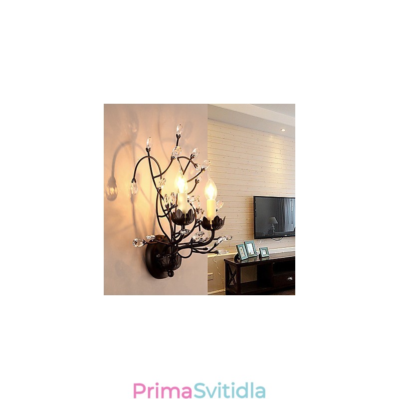 Moderní současná tradiční klasická rustikální venkovská malba pro Crystal Uplight