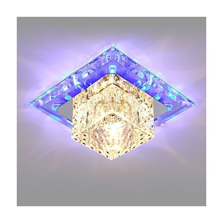 Mini křišťálové stropní svítidlo Bodové svítidlo 3W kreativní lampa Tubusové světlo Barevné barevné čtvercové kupolové světlo Mini křišťálové stropní svítidlo Bodové svítidlo 3W kreativní lampa Tubusové světlo Barevné barevné čtvercové kupolové světlo