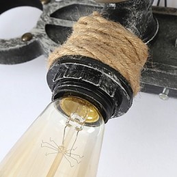 Vintage průmyslová nástěnná světla Dřevěná loď Kotva Tvar Kreativní restaurace Kavárna Bar Dekorační osvětlení
