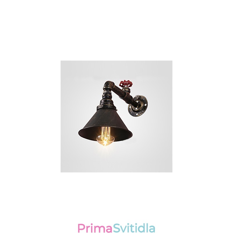 Nástěnná svítidla na vodní dýmku Retro průmyslový styl Kreativní Country Metal Restaurace Kavárna Bary Barový stůl Nástěnné svítidla