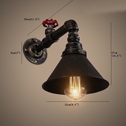 Nástěnná svítidla na vodní dýmku Retro průmyslový styl Kreativní Country Metal Restaurace Kavárna Bary Barový stůl Nástěnné svítidla