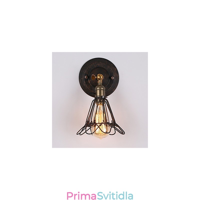Retro průmyslový styl Country Kovová nástěnná světla Restaurace Kavárna Mini nástěnné svítidla