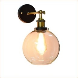 Železná nástěnná lampa Černá Jednoduchá retro nástěnná lampa Jednohlavá dekorativní nástěnná lampa evropského stylu