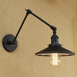 Rustic Lodge Country Retro obraz pro nástěnnou lampu s houpacím ramenem v mini stylu
