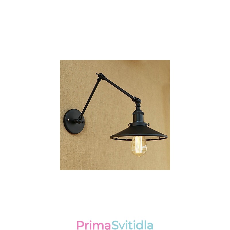 Rustic Lodge Country Retro obraz pro nástěnnou lampu s houpacím ramenem v mini stylu