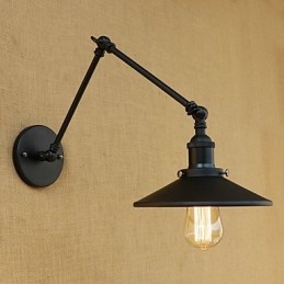 Rustic Lodge Country Retro obraz pro nástěnnou lampu s houpacím ramenem v mini stylu