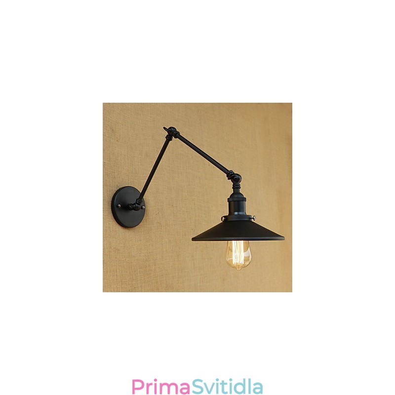 Rustic Lodge Country Retro obraz pro nástěnnou lampu s houpacím ramenem v mini stylu