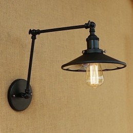 Rustic Lodge Country Retro obraz pro nástěnnou lampu s houpacím ramenem v mini stylu