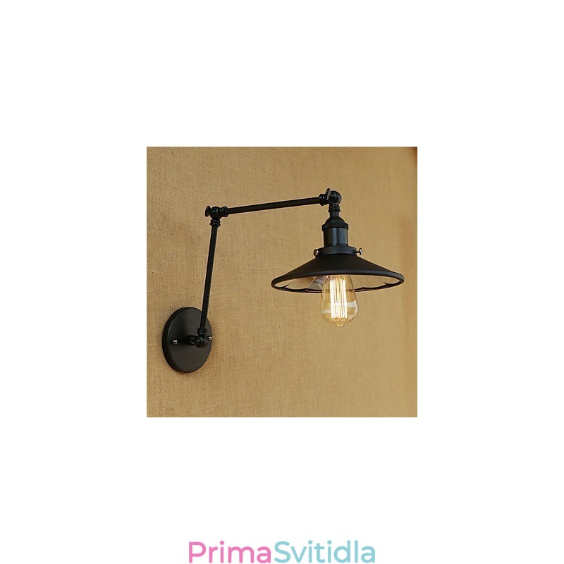 Rustic Lodge Country Retro obraz pro nástěnnou lampu s houpacím ramenem v mini stylu
