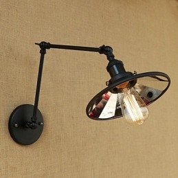 Rustic Lodge Country Retro obraz pro nástěnnou lampu s houpacím ramenem v mini stylu