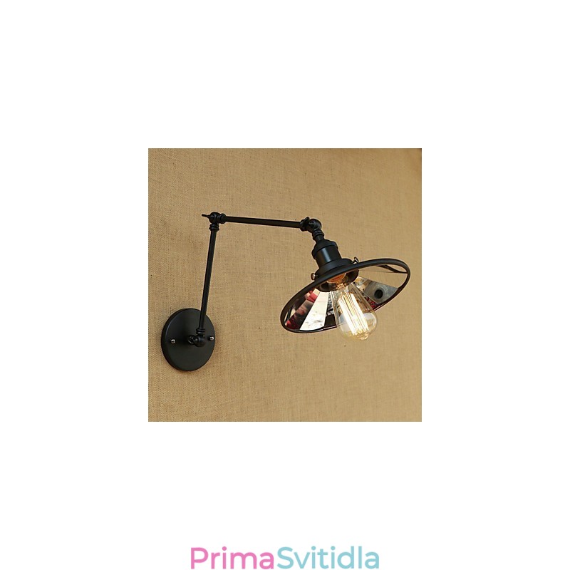 Rustic Lodge Country Retro obraz pro nástěnnou lampu s houpacím ramenem v mini stylu