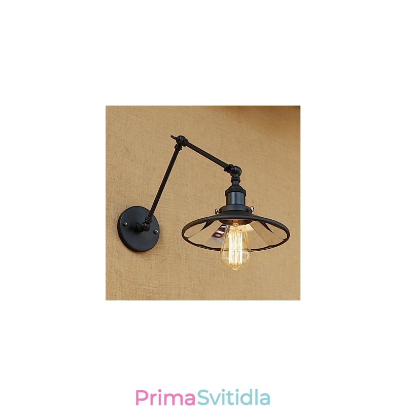 Rustic Lodge Country Retro obraz pro nástěnnou lampu s houpacím ramenem v mini stylu