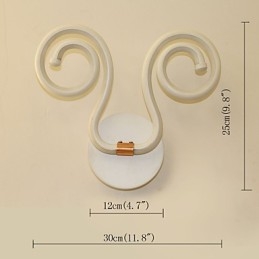 Moderní jednoduchá hliníková nástěnná lampa Kreativní osvětlení nočních lamp do uličky