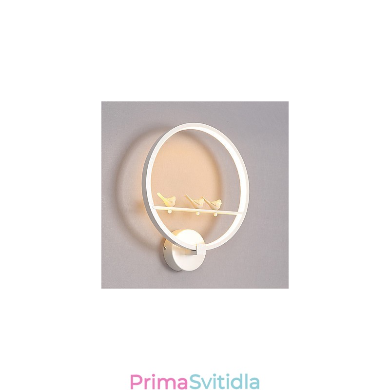 Integrované moderní moderní nástěnné nástěnné svítidlo s okolním osvětlením v mini stylu