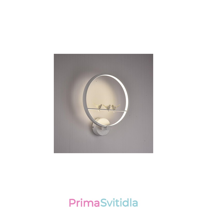 Integrované moderní moderní nástěnné nástěnné svítidlo s okolním osvětlením v mini stylu