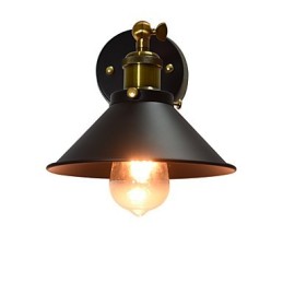 Paint Single Wall Iron Wall Lamp Němá černá lampa se světelným mečem na zdi