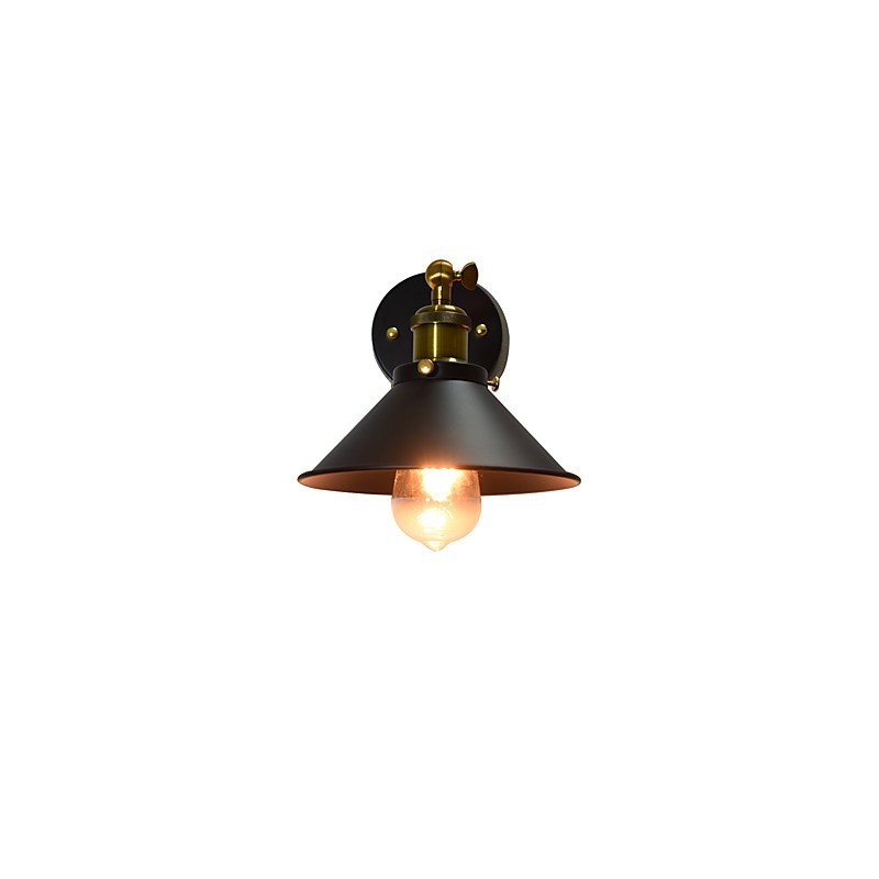 Paint Single Wall Iron Wall Lamp Němá černá lampa se světelným mečem na zdi