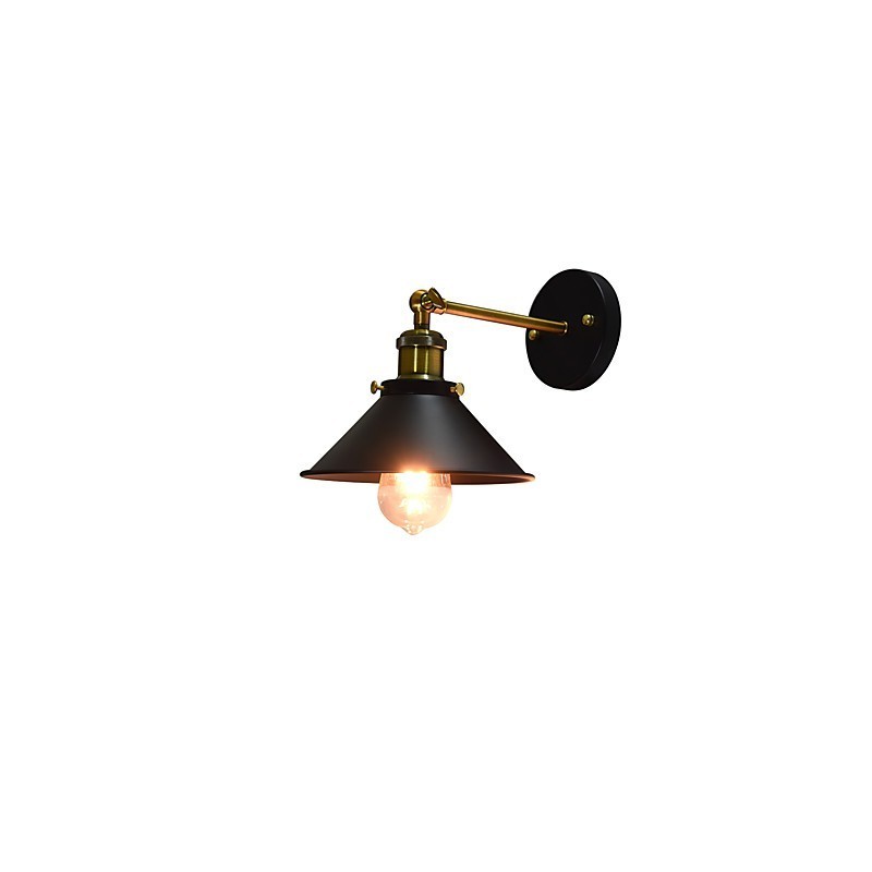 Paint Single Wall Iron Wall Lamp Němá černá lampa se světelným mečem na zdi