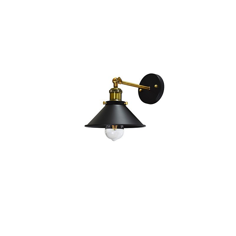 Paint Single Wall Iron Wall Lamp Němá černá lampa se světelným mečem na zdi