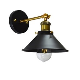 Paint Single Wall Iron Wall Lamp Němá černá lampa se světelným mečem na zdi