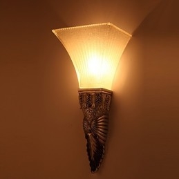 Moderní současná tradiční klasická rustikální malba Lodge pro okolní světlo v mini stylu