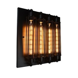 Nástěnné svítidlo Nástěnná svítidla Nástěnná železná nástěnná lampa 4 v jedné nástěnné lampě