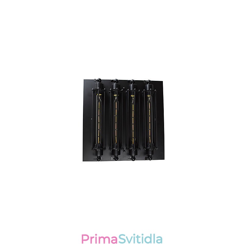 Nástěnné svítidlo Nástěnná svítidla Nástěnná železná nástěnná lampa 4 v jedné nástěnné lampě