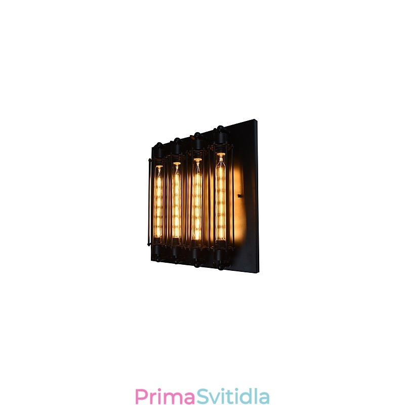 Nástěnné svítidlo Nástěnná svítidla Nástěnná železná nástěnná lampa 4 v jedné nástěnné lampě