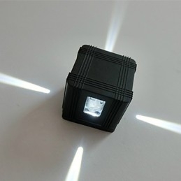Moderní lehké hliníkové zapuštěné nástěnné svítidlo zdobí nástěnná světla