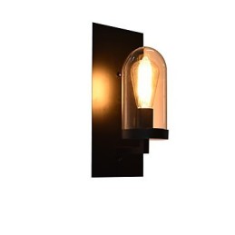Malovaná ocelová nástěnná lampa němá černá americká káva dekorace retro nástěnná lampa světelný meč na zdi