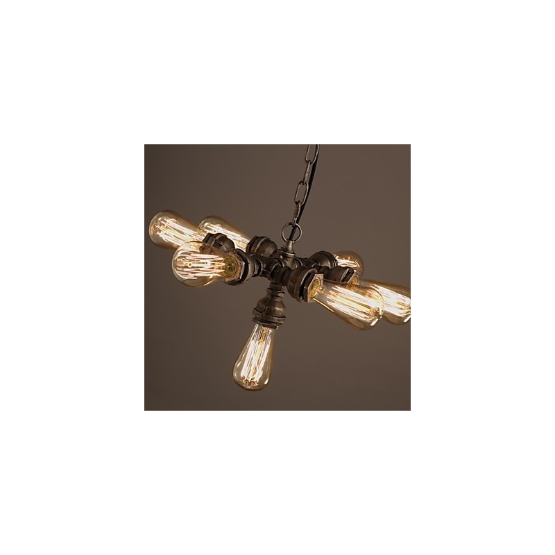 Americká průmyslová vodní dýmka Retro styl Wind 7 Light závěsný lustr