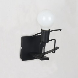 Moderní současná tradiční klasická rustikální chata Nová funkce malby pro nástěnné nástěnné svítidlo Downlight